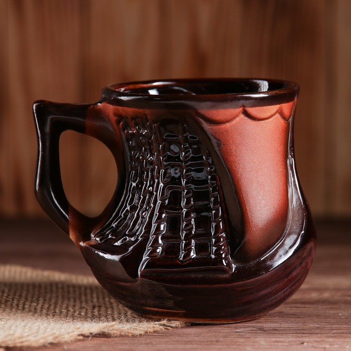 Чашка "Парус", задувка, шамот