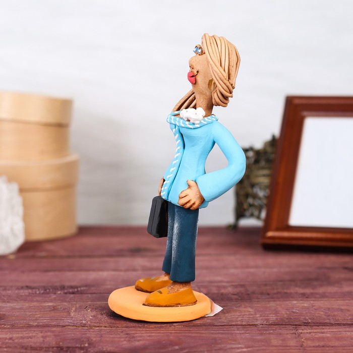 Статуэтка "Менеджер" женщина, микс