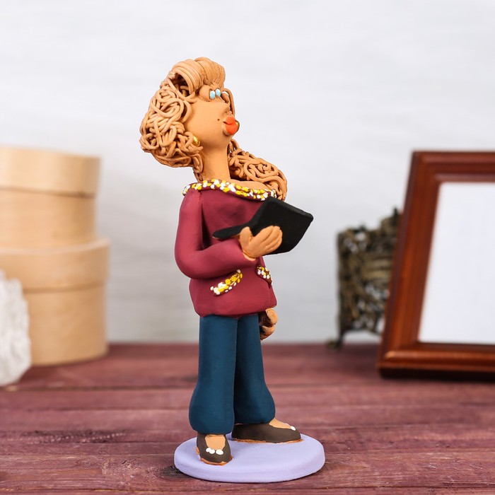 Статуэтка "Бухгалтер с калькулятором", микс