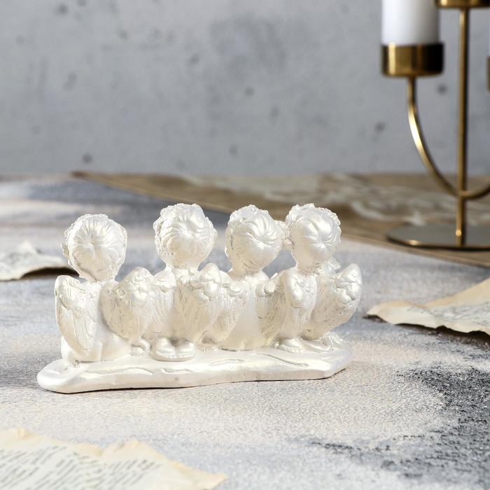 Статуэтка "Ангелы LOVE", золото, 6 х 15 х 8 см