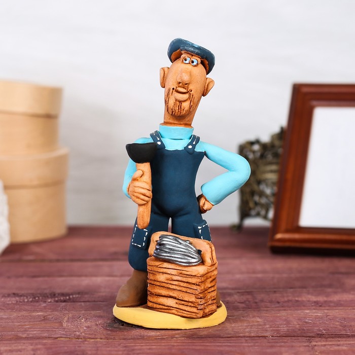 Статуэтка "Сантехник", микс