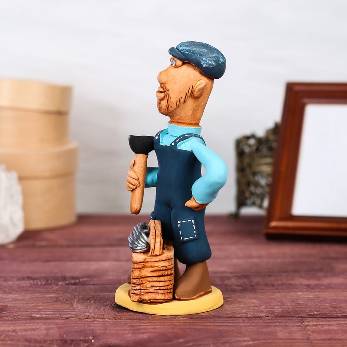 Статуэтка "Сантехник", микс