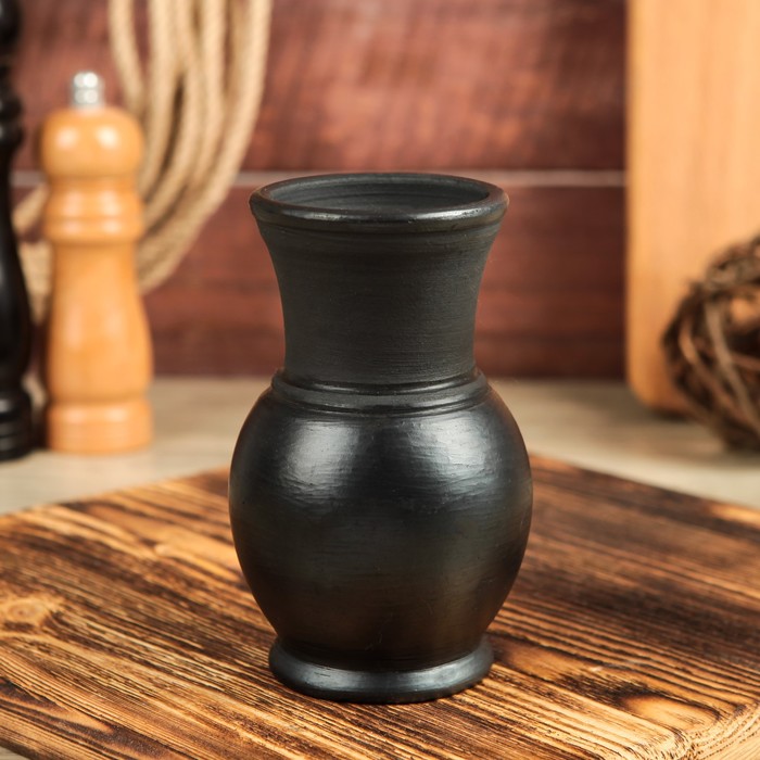 Ваза "Чёрная керамика" 0,3л