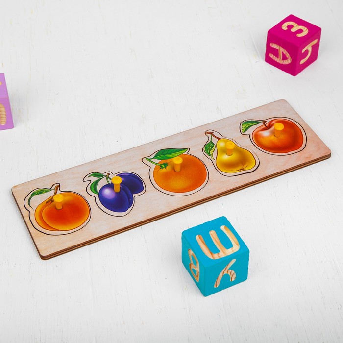 Рамка-вкладыш "Фрукты с подслоем"