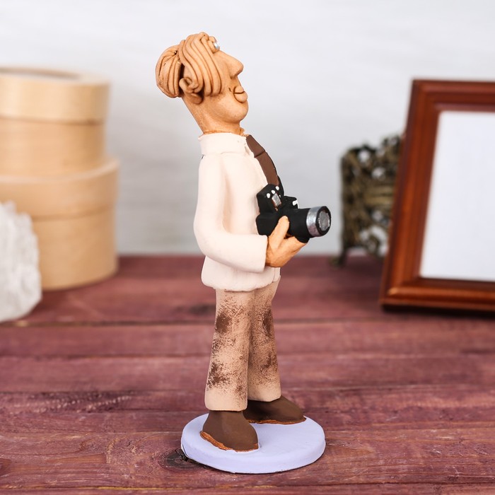 Статуэтка "Фотограф мужчина", микс