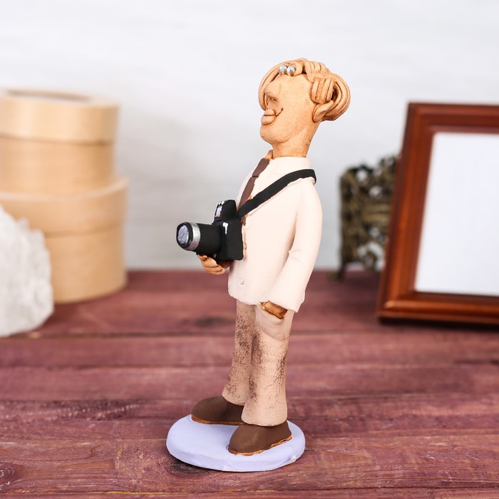Статуэтка "Фотограф мужчина", микс