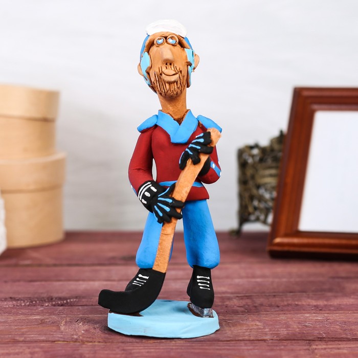 Статуэтка "Хоккеист - профессионал", микс