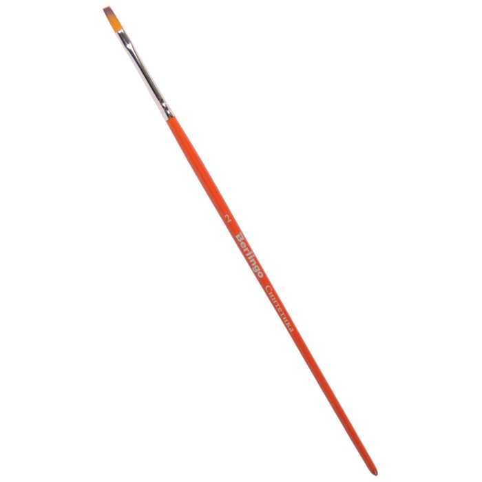 Кисть Синтетика Плоская Berlingo №02