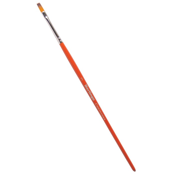 Кисть Синтетика Плоская Berlingo №03