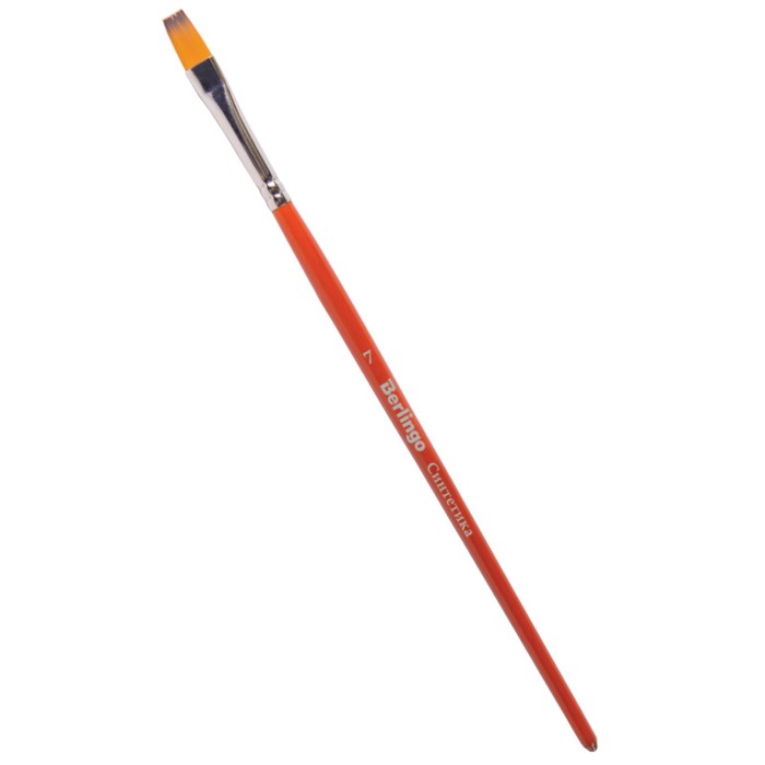 Кисть Синтетика Плоская Berlingo №07