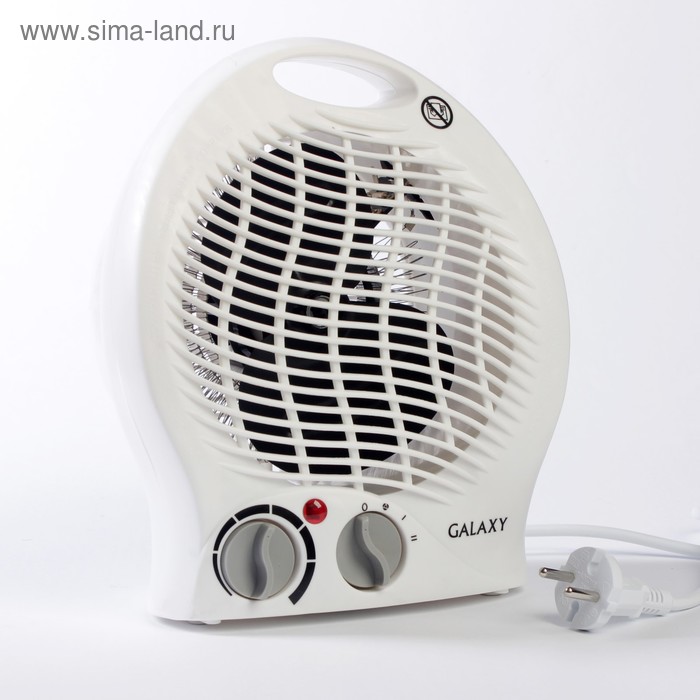 Тепловентилятор Galaxy GL 8171, 2000 Вт, вентиляция без нагрева, белый тепловентилятор line gl 8171