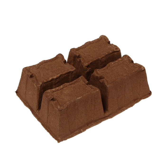 Бумажная кассета, 4 ячейки по 225 мл, набор 10 шт.