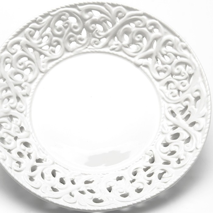 Блюдо ажурное круглое