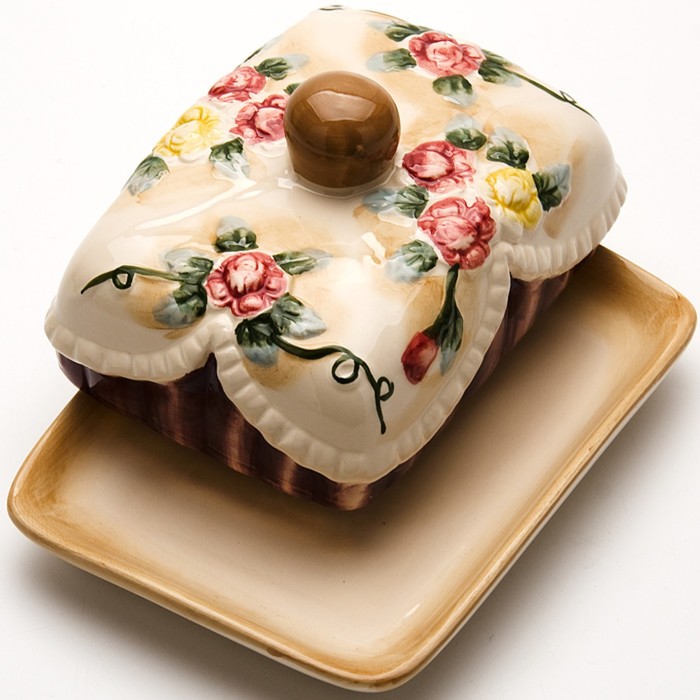 Масленка с крышкой