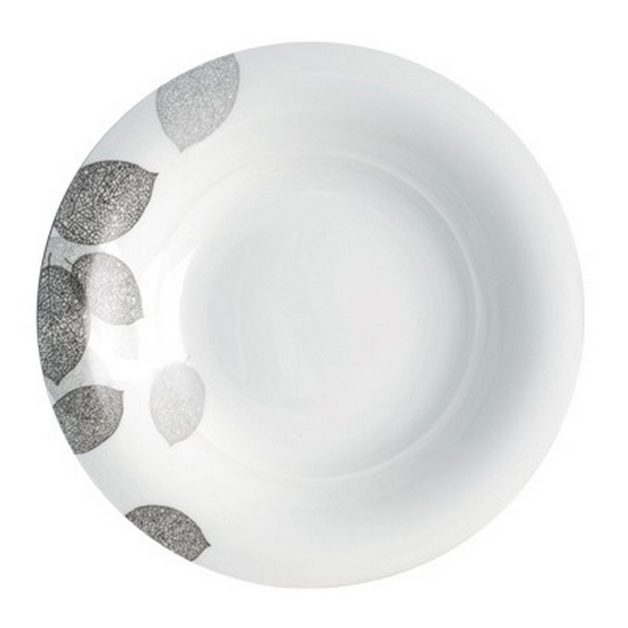 Тарелка суповая 23 см Bosqua Platina