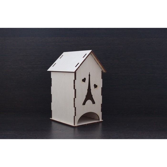 Чайный домик из фанеры "Башня" (набор 7 деталей) 10х17х11 см