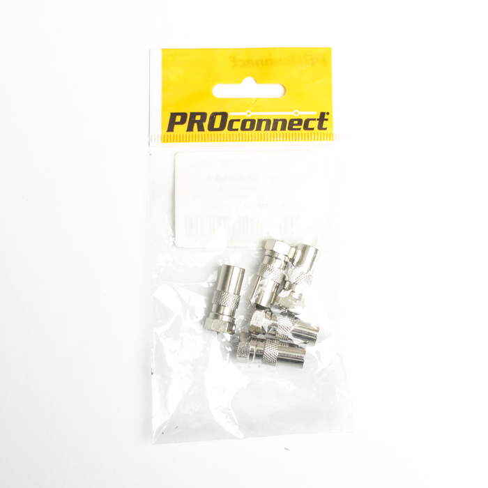 Переход Proconnect 05-4361-4-9, штекер F - штекер TV, упаковка 5 шт