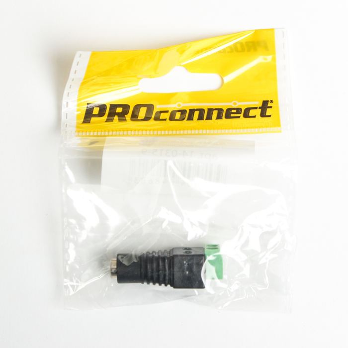 Разъем питания Proconnect 14-0315-9, гнездо, клеммная колодка, упаковка 1 шт