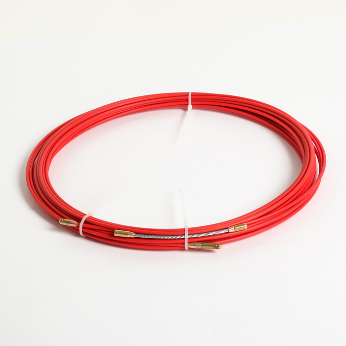 Протяжка кабельная Rexant 47-1015, 15 м х 3,5 мм , красная