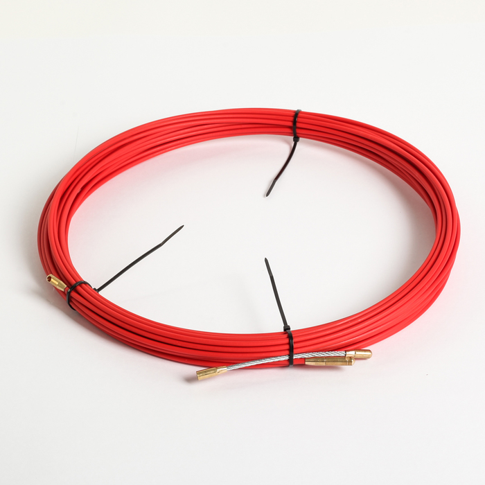 Протяжка кабельная Rexant 47-1020, 20 м, х 3,5мм красная