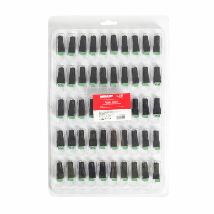 Разъем питания гнездо Rexant 14-0315, клеммная колодка