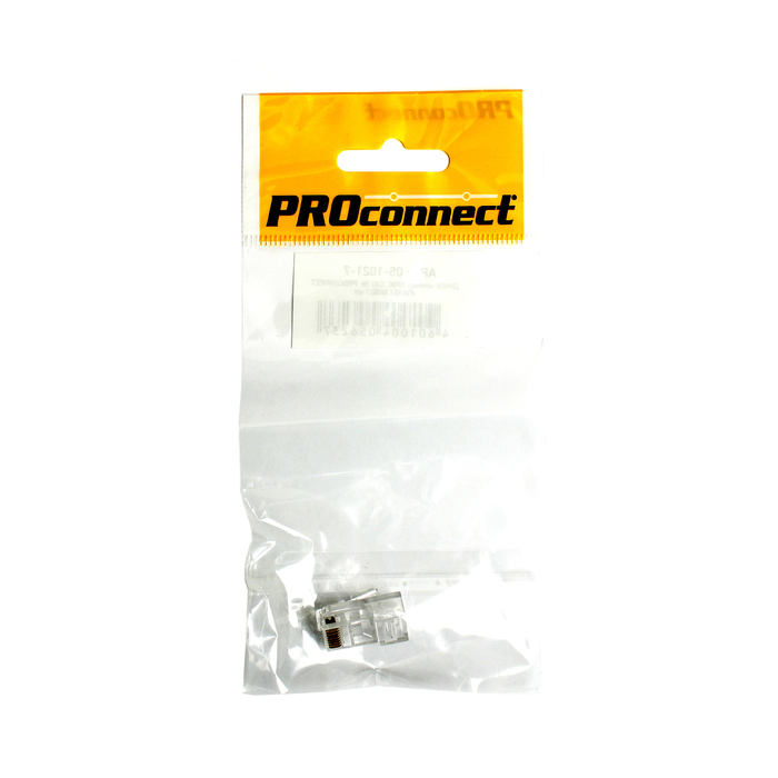 Штекер Proconnect 05-1021-7, премиум, RJ-45, 8P8C, категория 5e, упаковка 1 шт