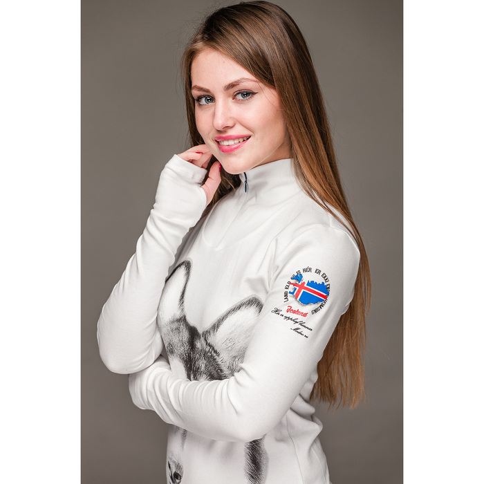 Комплект женский (джемпер, лосины) «Хаски» термо М-290/1-18, цвет белый, р-р 52