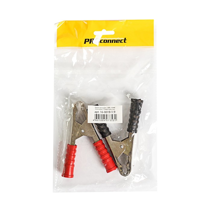 Зажим Rexant 16-0019-1-9, крокодил, 105 мм, 100 А