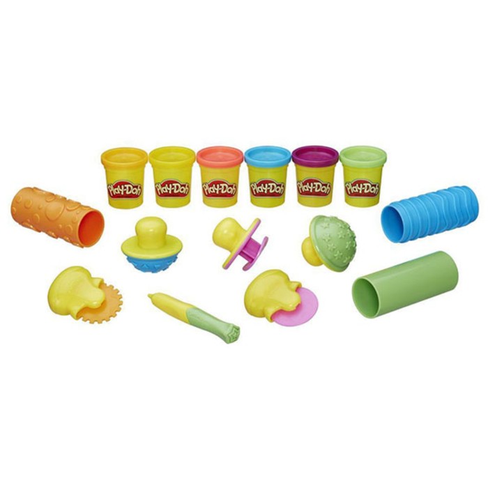 Игровой набор для лепки Play-Doh для раннего развития с инструментами