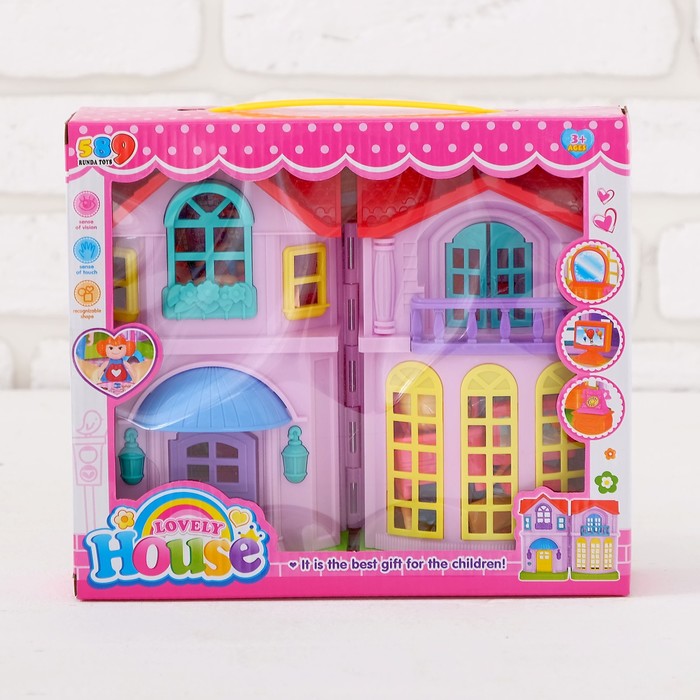Дом для кукол "Любимый дом" с аксессуарами, световые и звуковые эффекты