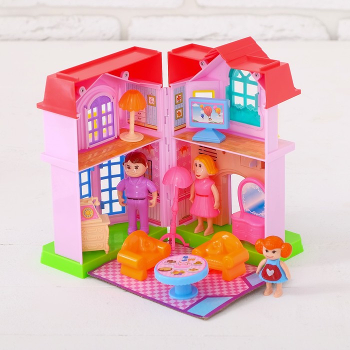 Дом для кукол "Любимый дом" с аксессуарами, световые и звуковые эффекты