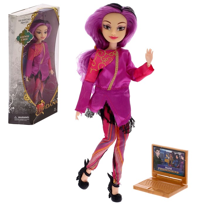 Кукла модная шарнирная "Делия" в костюмчике с аксессуарами, МИКС