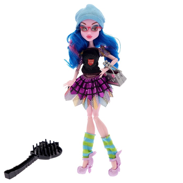 Кукла модная шарнирная "Сирена" в костюмчике с аксессуарами, МИКС