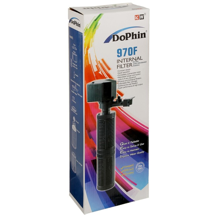 Фильтр внутренний KW Dophin 970 F, 23 Вт,1500 л/ч, с регулятором