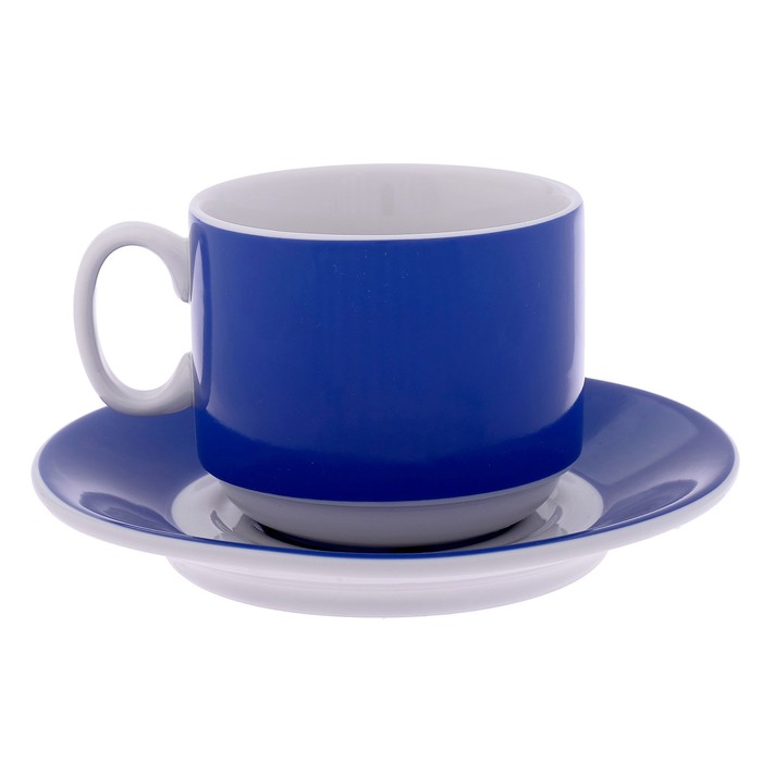 Чайная пара 220 мл "Экспресс. Sunrise Sky Blue"