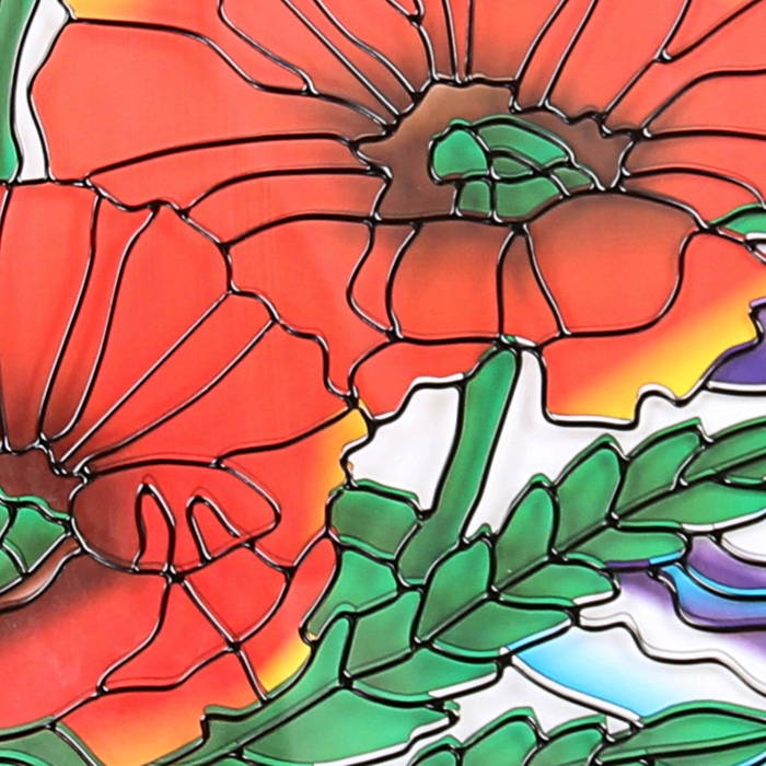 Картина-витраж "Летний букет"