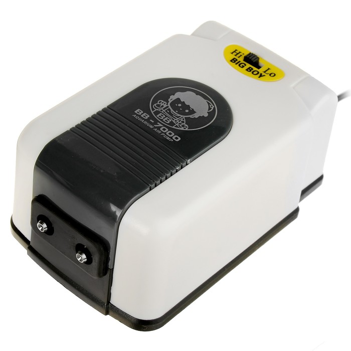 Компрессор KW BIG BOY-7000 двухканальный с регулятором, 4.5 Вт, 1.2/1.6 л/мин