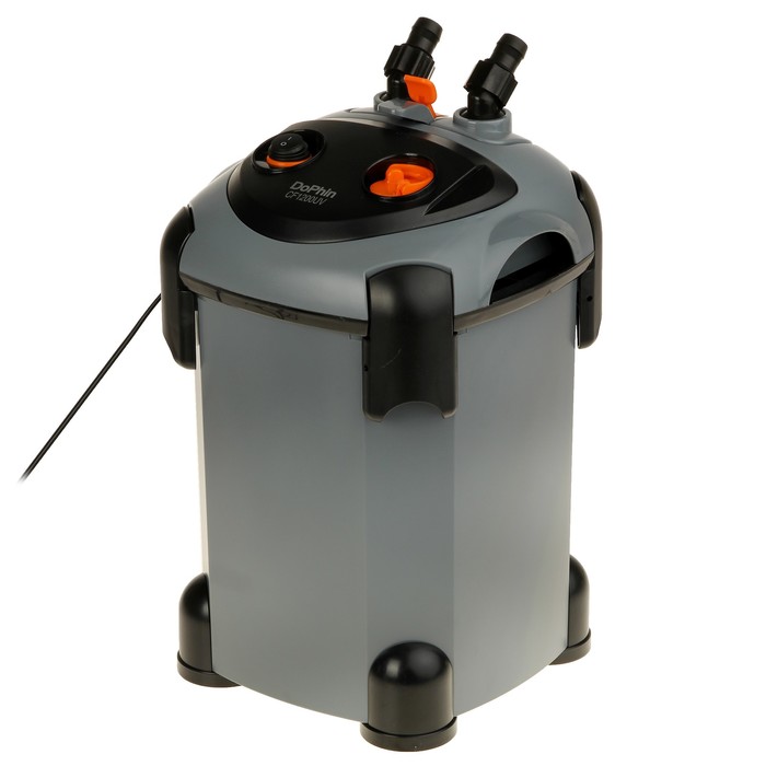 Фильтр внешний канистровый KW Dophin CF-1200 UV,1200 л/ч, с UV лампой