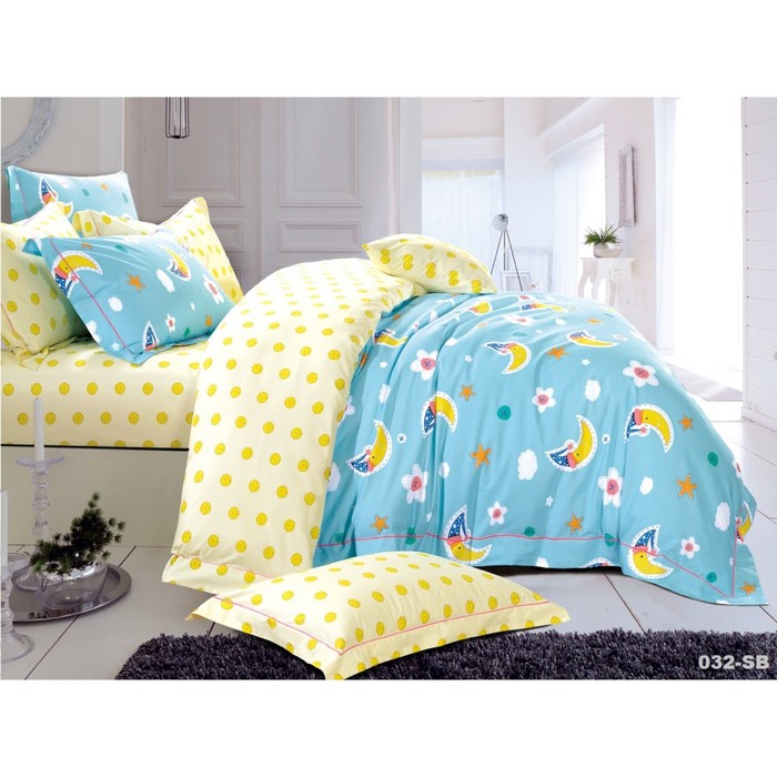 КПБ "Дрёма", размер 112х147 см, 100х150 см, 40*60 см-1 шт., сатин 55/032sb