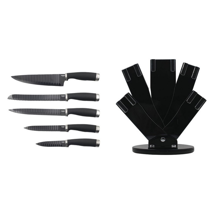 Набор ножей с подставкой, нержавеющая сталь