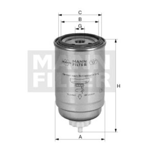 

Фильтр топливный MANN-FILTER WK718/2