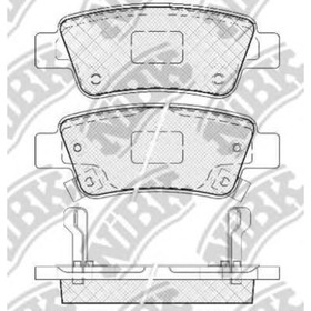 

Колодки тормозные дисковые NIBK PN8809