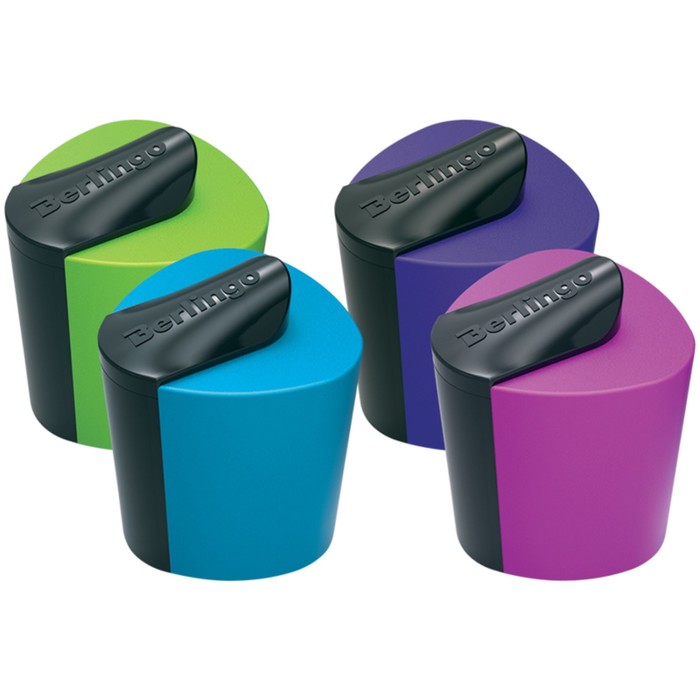 Точилка пластиковая Berlingo Color Zone, с контейнером, микс 247386