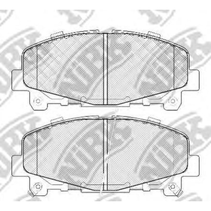 Колодки тормозные дисковые NIBK PN8865