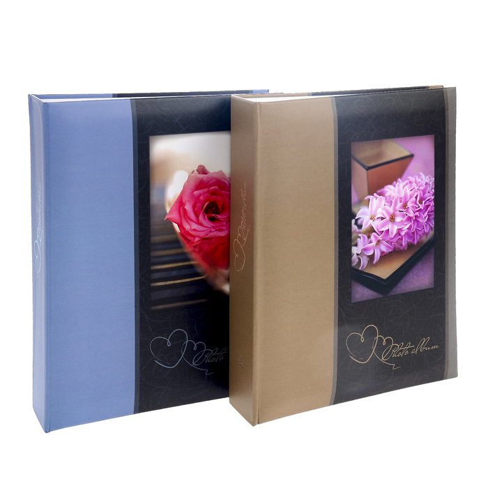 Фотоальбом на 200 фото 10х15 см Image Art, цветы, МИКС