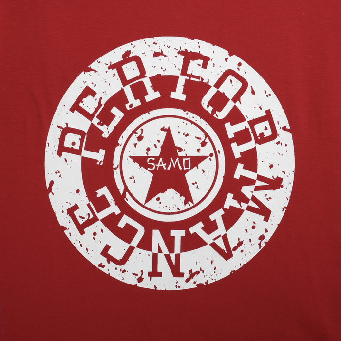 Футболка с длинным рукавом мужская М-9329 цвет бордовый, р-р 54