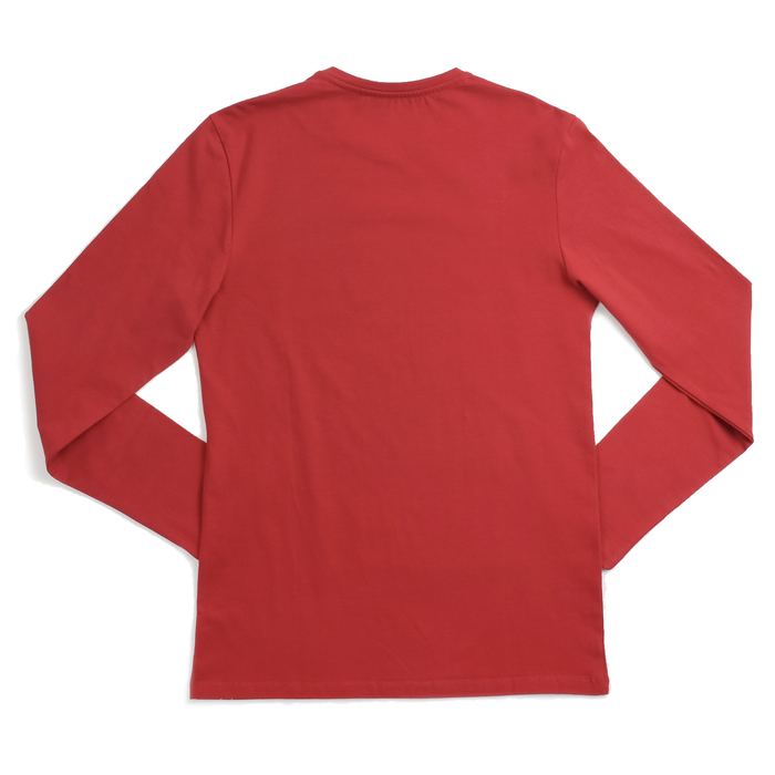 Футболка с длинным рукавом мужская М-9329 цвет бордовый, р-р 54