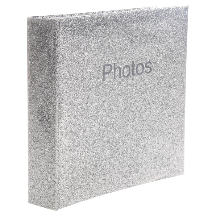 Фотоальбом на 200 фото 10х15 см Innova, Glitter silver