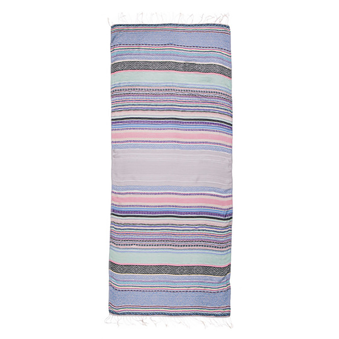 Палантин текстильный PJ1617_5, цвет голубой, размер 68х180