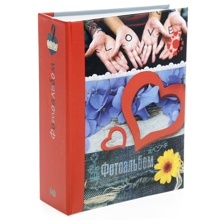Фотоальбом на 100 фото 10х15 см Image Art "Сердце", любовь